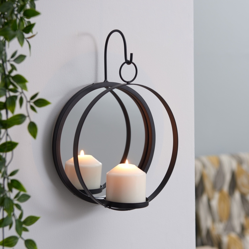 Wrought Iron Hanging Candle Holders