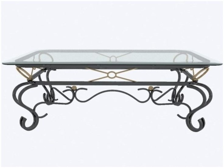 Coffee Table Beveled Glass Top Brass Gold Accents X Stretcher Black