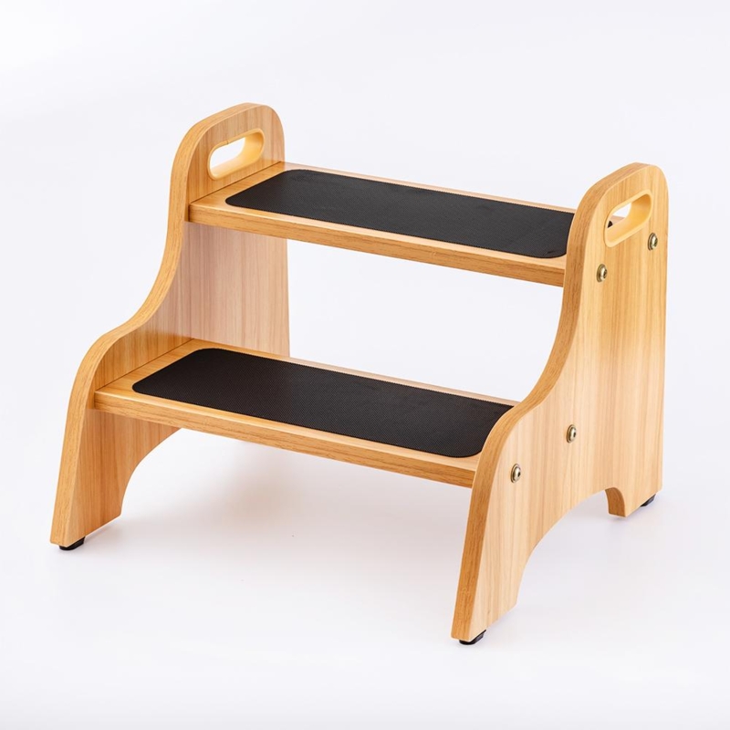 Contemporary Step Stool with Non-Slip Treads and Side Carry Handles