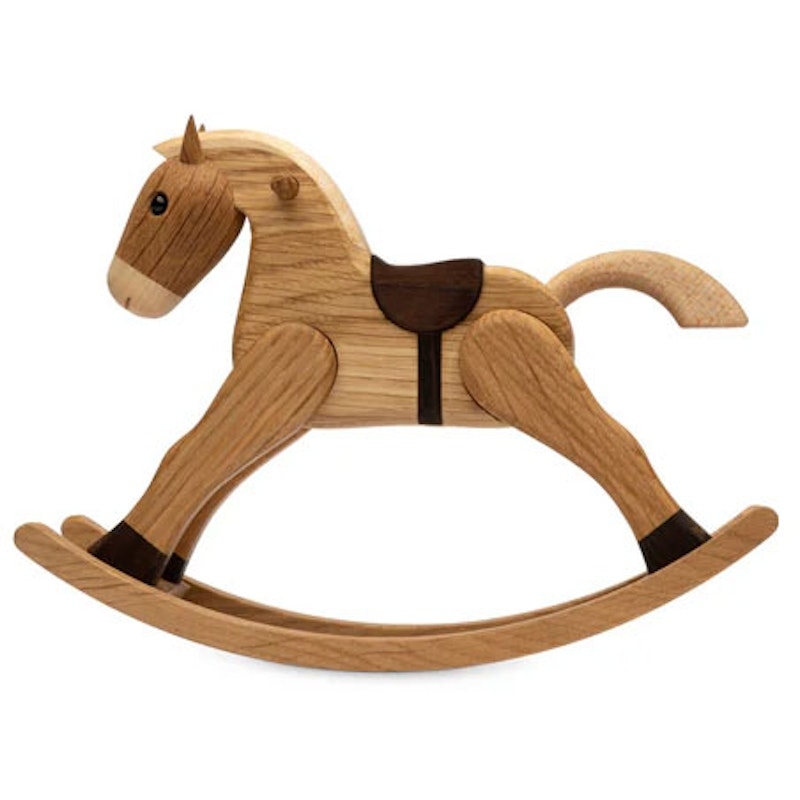 Decorative Figurine Scandinavian Minimalist with Mixed Wood Grains