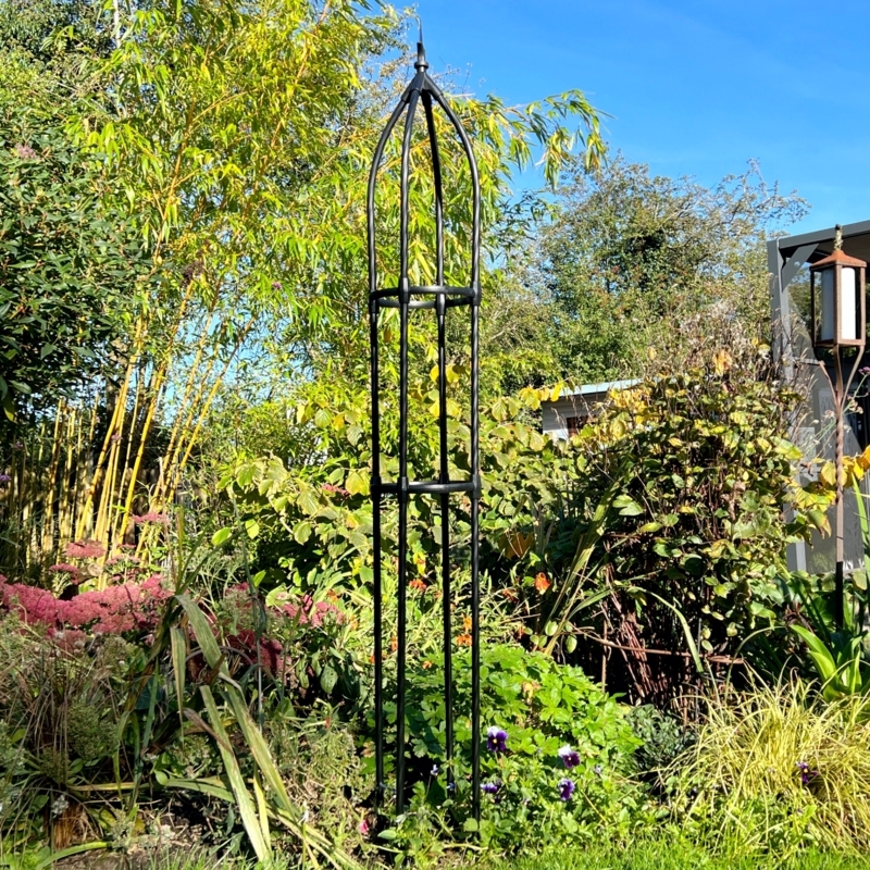 Metal Trellis For Climbing Plants BUSATIA Garden Obelisk Trellis For  Climbing Plants Outdoor 6 Ft Rose Bush Round Trellis Pots Rustproof Metal  Plant Flower Trellises Clematis Vine Jasmine Support Trellis For Climbing