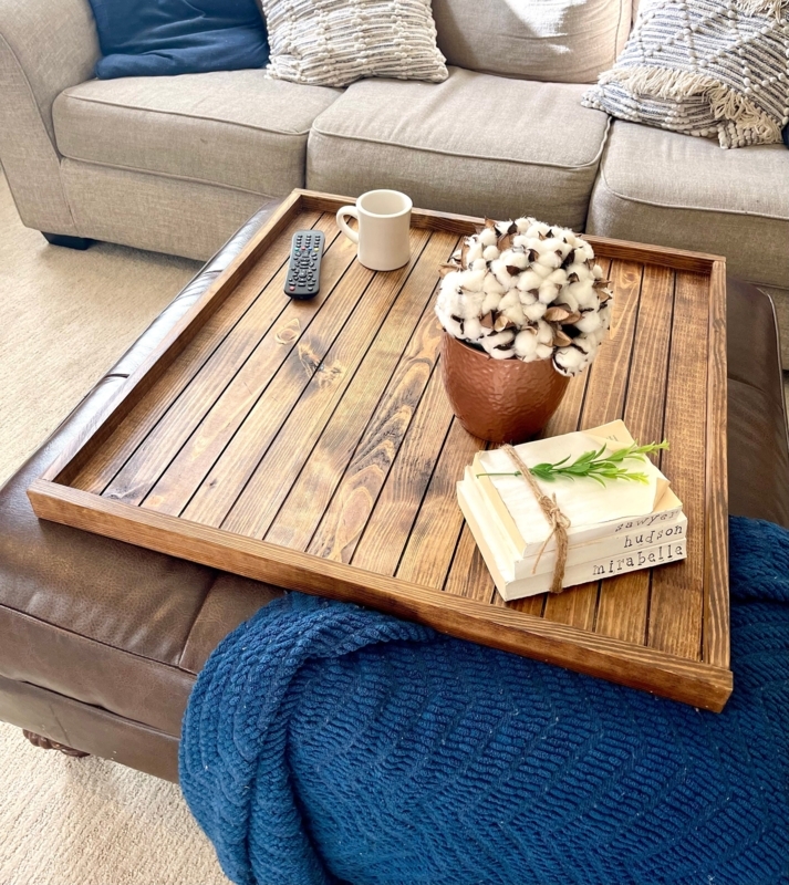 Wooden Trays For Ottomans