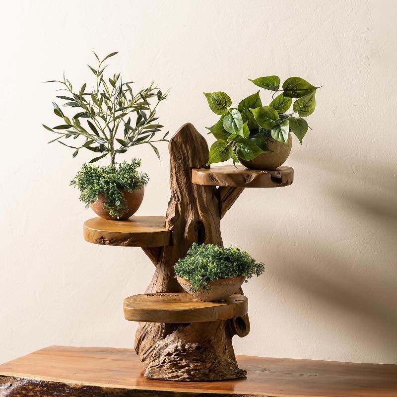 Wood Plant Stands