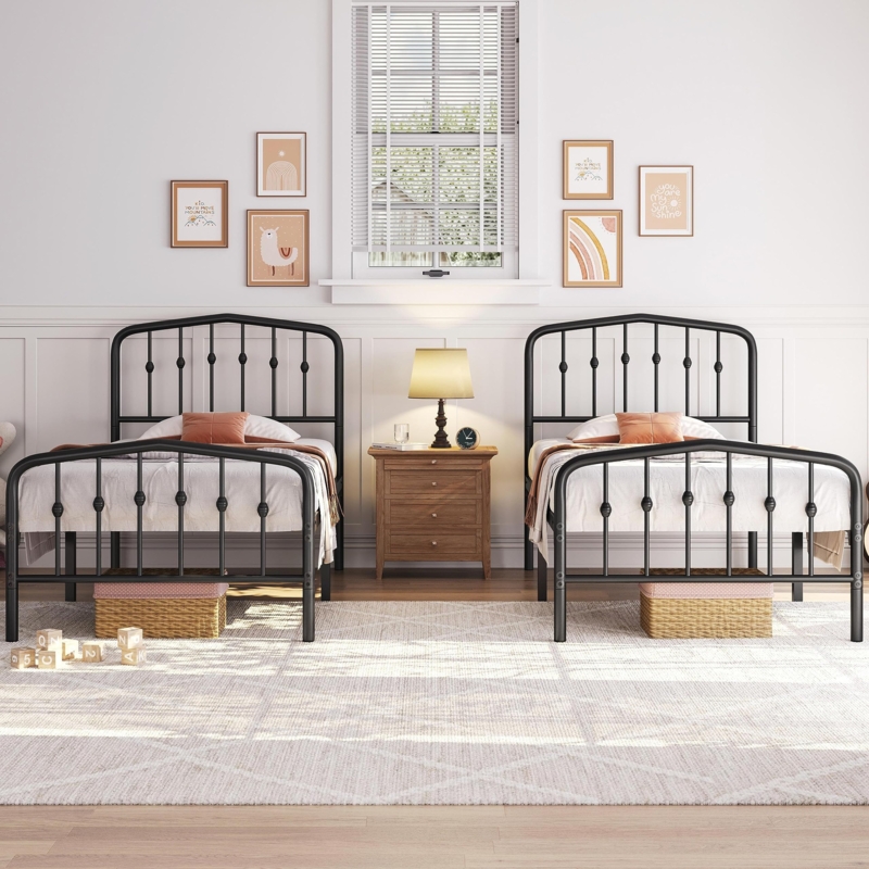 Wrought Iron Twin Headboard