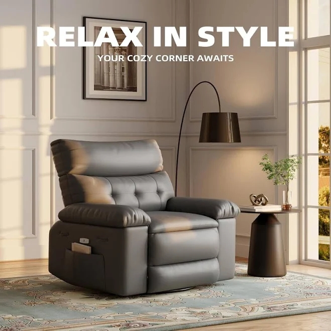 Garvee PU Leather Manual Recliner Chair