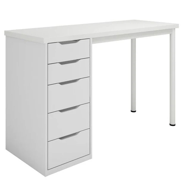 Latitude Run Briget 5-Drawer Computer Desk