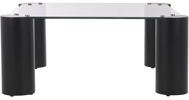 Safavieh Couture Robbie Square Glass Coffee Table
