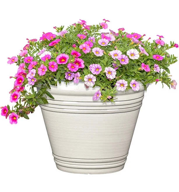 Style Selections 20.35" x 17.38" Falerno Resin Planter plc1622b