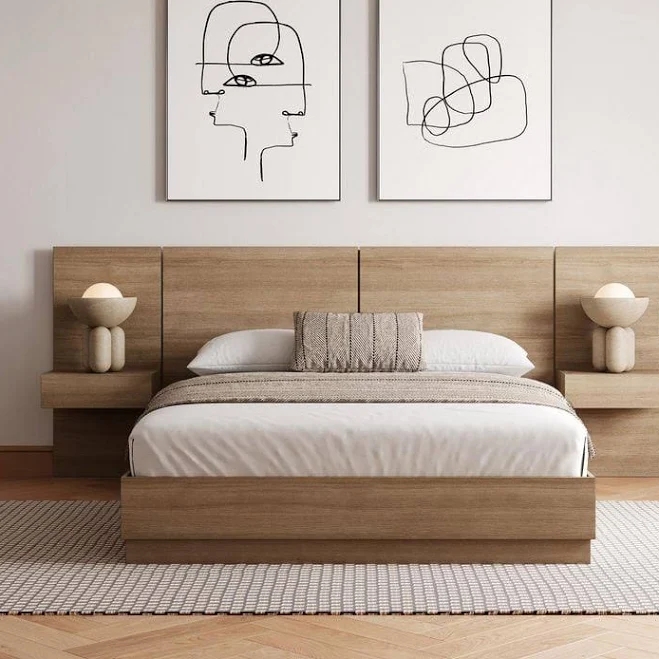 Nexera Milano 4-Piece Platform Bedroom Set