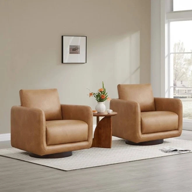 Spruce & Spring Rebecca Swivel Accent Chair