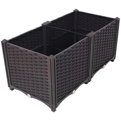 AZL1 Life Concept Deep Raised Garden Bed Planter