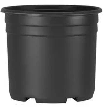 Trade 3 gal. (2.6 Gal.) Black Resin Thermoformed Nursery Pot