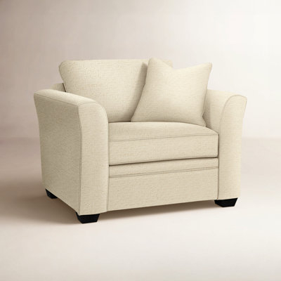 Accent Chair: Traditional Rolled Arms with Turned Legs & T-Cushion