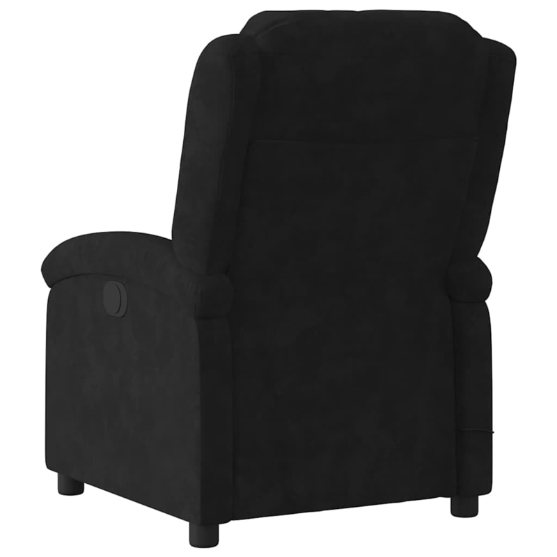 Amazon.com: Black Velvet Massage Recliner Chair: Metal, Plywood,  Comfortable Reclining Sofa for Room, Living, Modern Spaces & Seating :  Health & Household