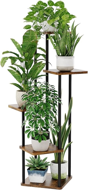 : Bamworld Plant Stand Indoor Tall Plant Shelf for Multiple  Plants Corner Plant Table Tiered Flower Stand for Living Room Bedroom  Balcony Brown : Patio, Lawn & Garden