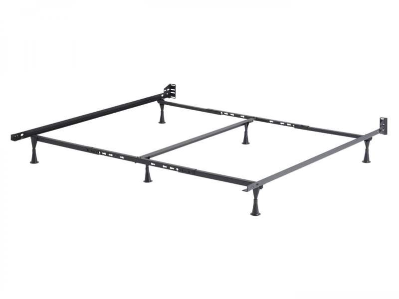 Bed Frame Heavy Duty Nine-Leg Support Adjustable Metal Base