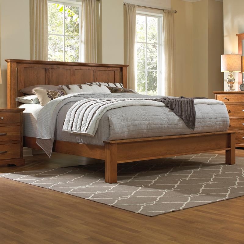 Bed Mission Style Paneled Headboard Low Footboard Craftsman Design
