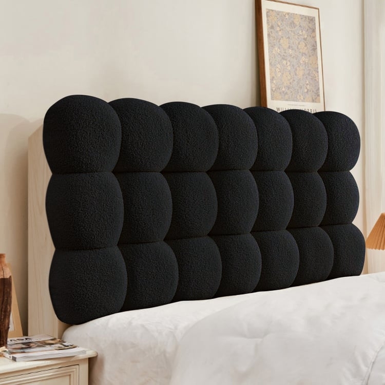 Boucle Headboard Bubble Tufting Sculptural 3D Relief Texture Queen