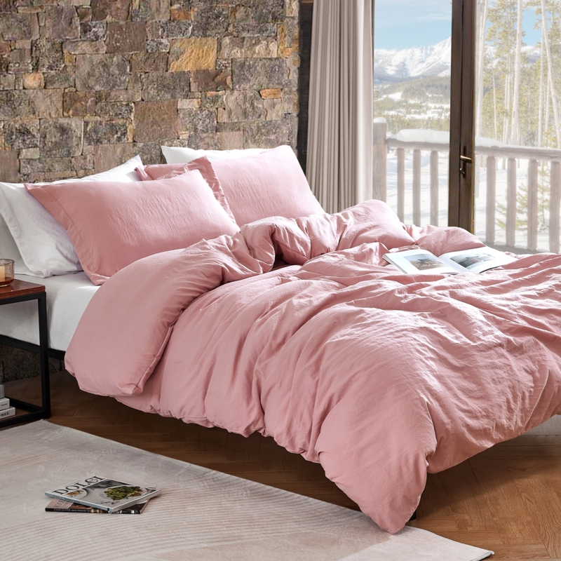 Comforter Set: Oversized Fit with Box Stitch Quilting, Minimalist