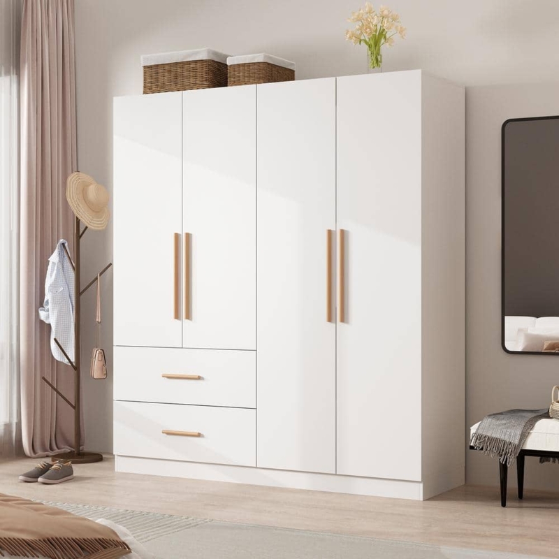 White Armoires & Wardrobes