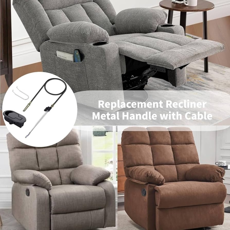 Furniture Hardware Universal Fit Metal Handle Adjustable Cable