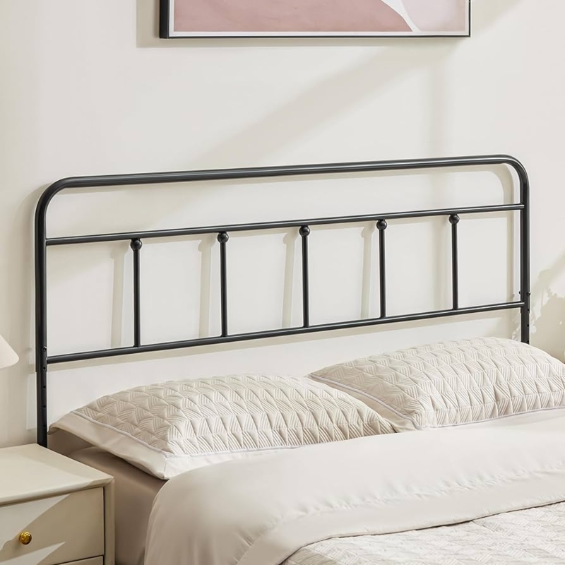 - Howjoe Metal Headboard Queen Size, Sturdy and Durable Iron  Queen Headboard Only Adjustable Height from 34 to 44, Victorian Vintage Bed  Headboards, Farmhouse Head Board, Bed Frame Mount Black