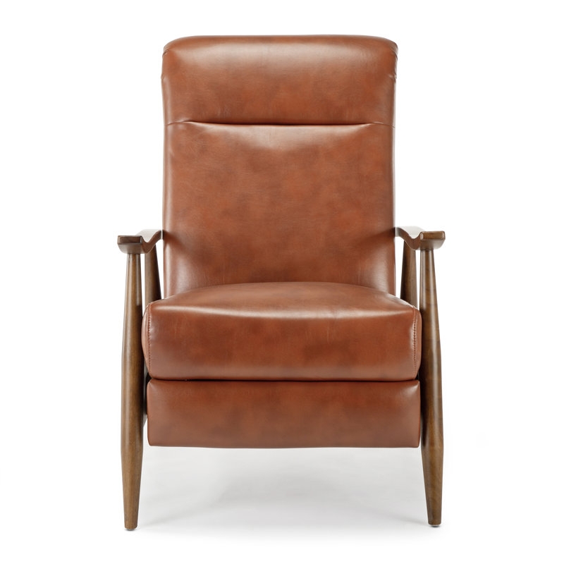 Imona Pushback Recliner - Set of 2 Upholstery Color: Brown