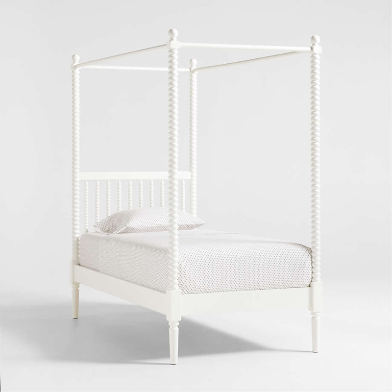 Jenny Lind Spindle Canopy Bed with Turned Posts