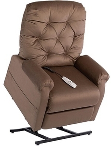 Lift Recliner Traditional Upholstery with Tufted Back and Remote