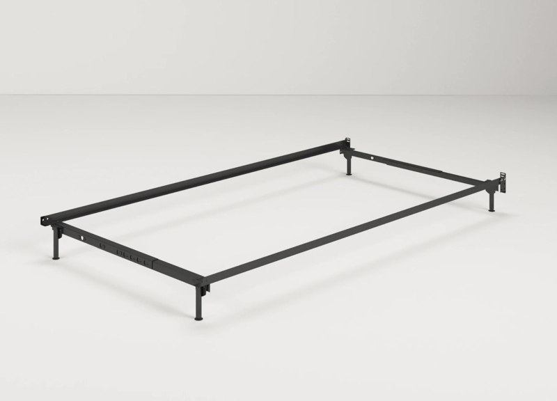 Low Profile Metal Bed Frame with Cylindrical Legs