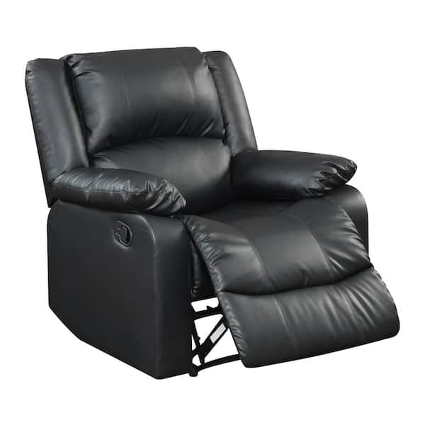 Manual Recliner featuring Plush Overstuffed Padding and Side Lever