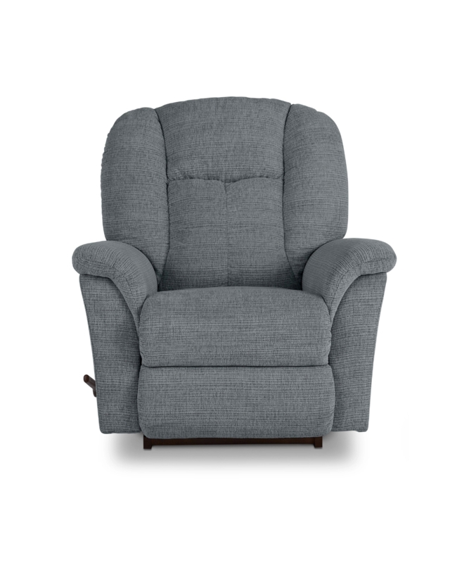 Manual Recliner with Ribbed Surface and Tiered Backrest