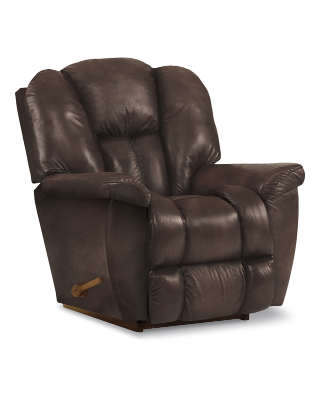 Manual Recliner with Triple Tier Back and Pillow Top Arms in Chocolate