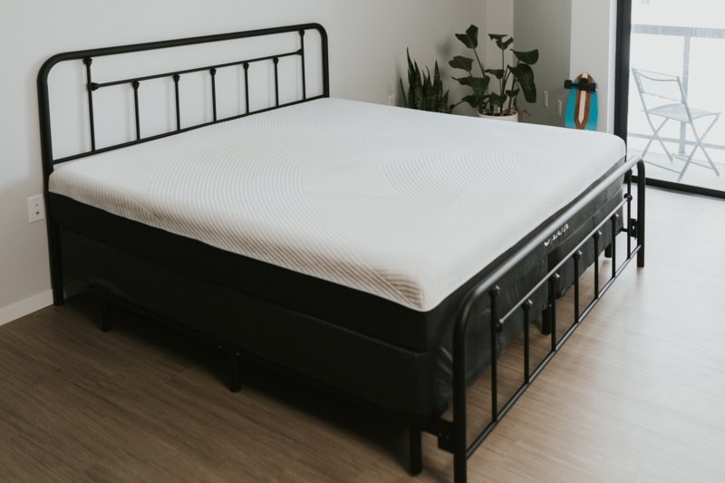 Matte Black Metal Spindled Bed Frame with Matching Footboard
