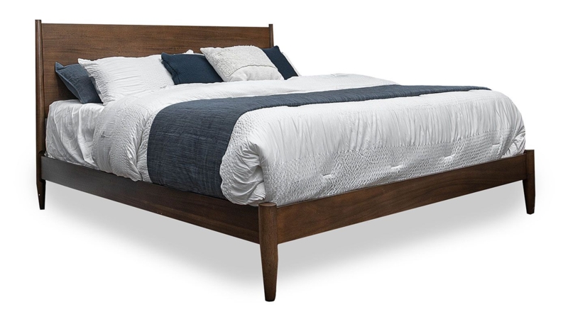 Mid Century Bed  Home Zone Furniture