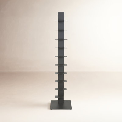 Minimalist Modern 5-Tier Wood Bookcase for Small Spaces