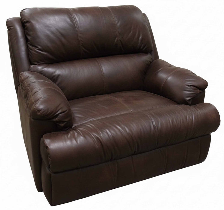 Oversize Recliner with Pillow Top Arms and Segmented Back