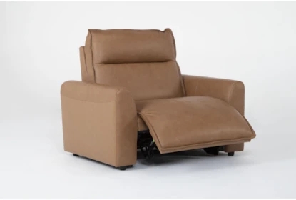 Oversized Power Recliner featuring Track Arms and Adjustable Headrest