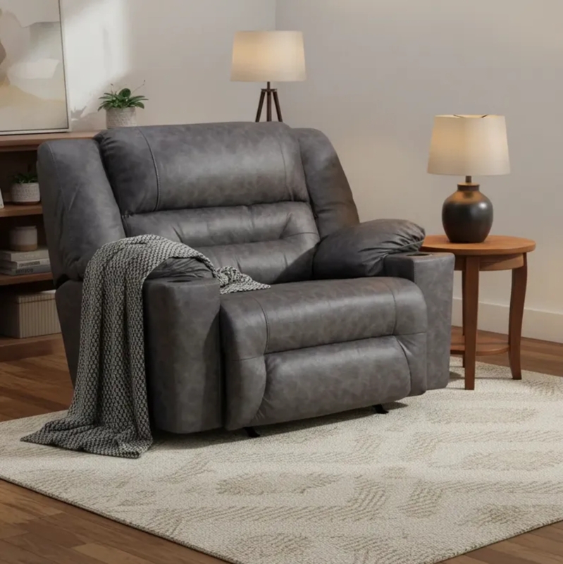 Oversized Snuggler Rocking Recliner with Cup Holders