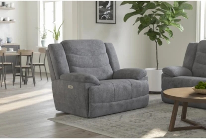 Power Cuddler Recliner with USB Port and Textured Fabric