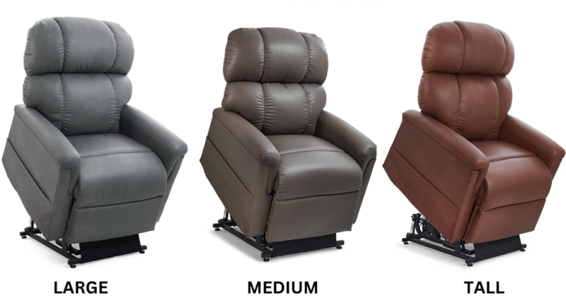 Power Lift Chair with Triple Pillow Back for Mobility Assistance