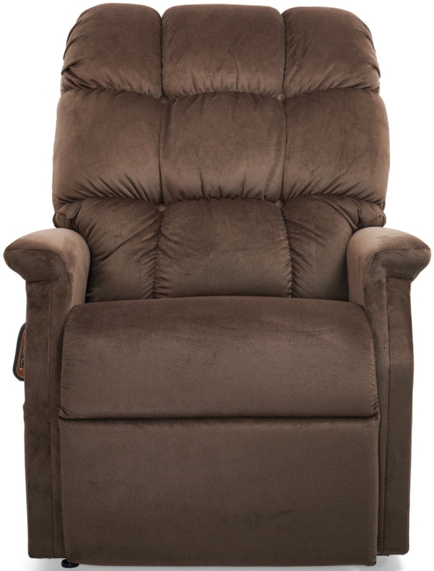 Power Lift Recliner, Hazelnut Brown, Three-Tier Pillow Back, Rolled Arms