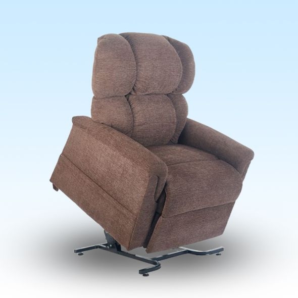Power Lift Recliner Multi Pillow Back Textured Fabric