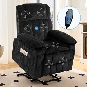 Power Lift Recliner with 8-Point Vibration Massage Function