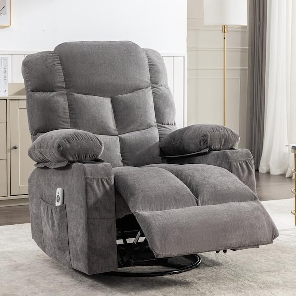 Power Lift Swivel Recliner with Deep Tufted Backrest