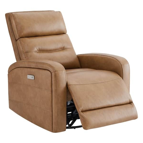 Power Recliner, Camel Tone, USB Port, Swivel Rocker Mechanism