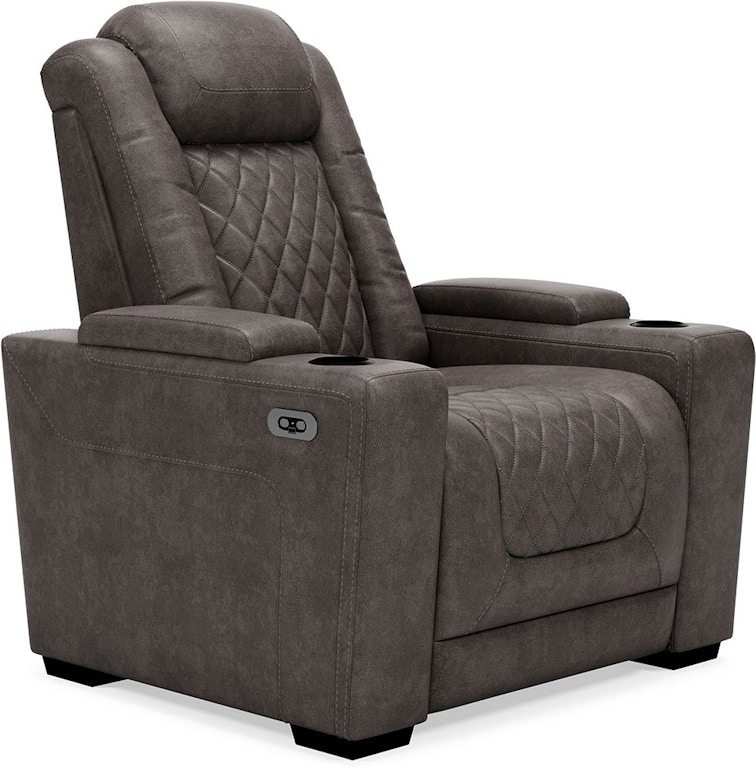 Power Recliner Chair With Diamond Quilted Stitching Details