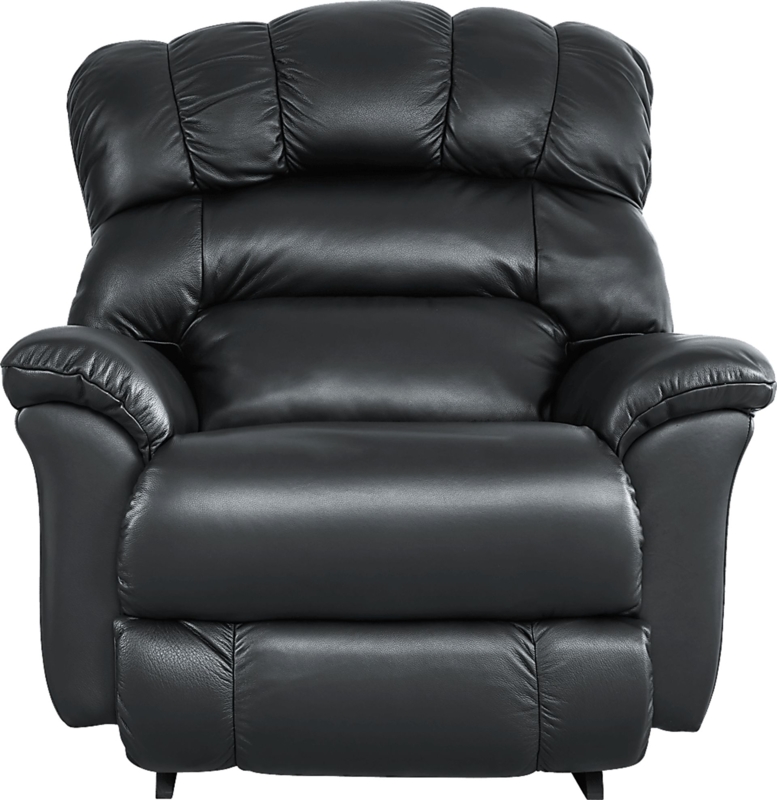 Power Recliner Overstuffed Leather-Like Split Back Chair