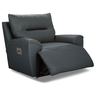 Power Reclining Chair with Track Arms and Extended Footrest