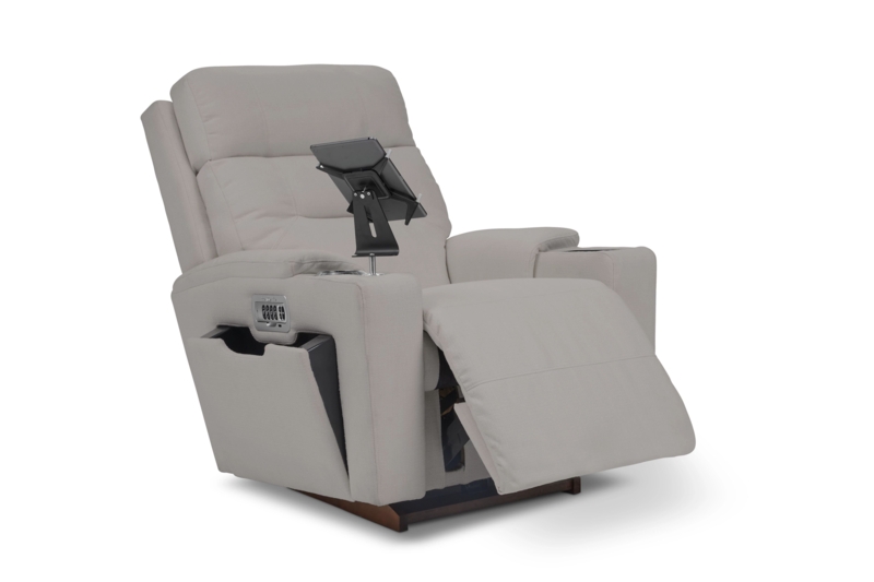 Power Rocking Recliner with Tablet Mount and Side Storage Pocket